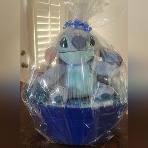 Stitch Gift Basket plush headphones Bluetooth NEW Perfect gift!